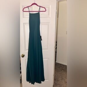 Lulu’s Backless Chiffon Dress